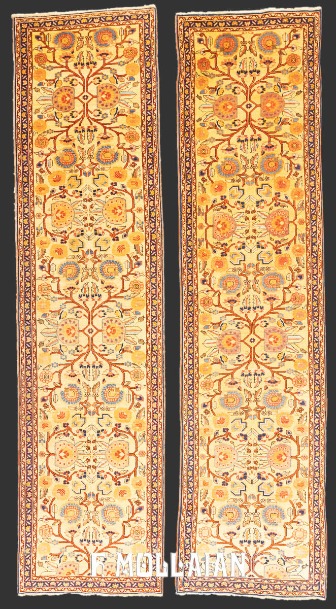 Runner Rug Pair Heriz Beige Color n°:163838-883116